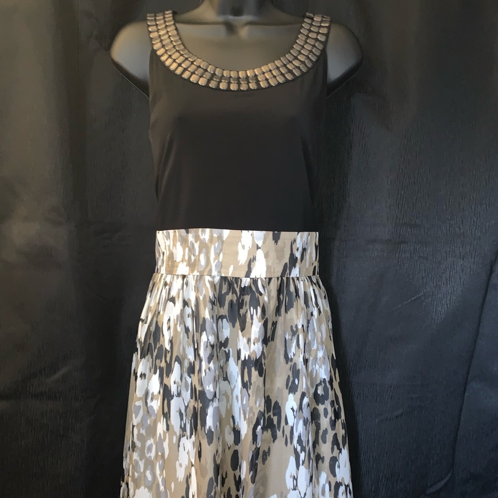 black knee length dress🌸
